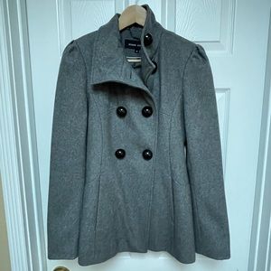 Grey Peacoat